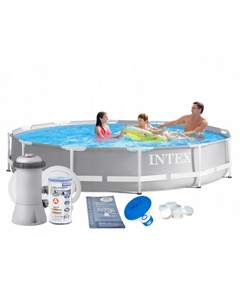 Intex 26712 (305x76სმ) კარკასული აუზი