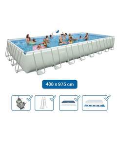 Intex 28372 (975x488x132სმ) კარკასული აუზი