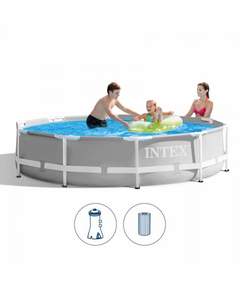 Intex 28702 (305x76სმ) კარკასული აუზი