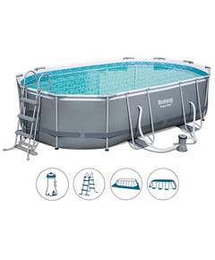 Bestway 56448 (488x305x107სმ) კარკასული აუზი