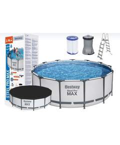 Bestway 5618W (396×122სმ) კარკასული აუზი