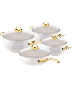 Lines White 4in1 გრანიტის ქვაბები უკანტო