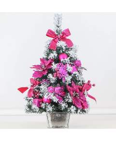 ნაძვის ხე Ss2134f-45 მორთული ქოთანში 45 სმ