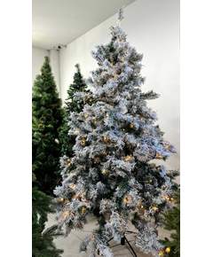 ნაძვის ხე Dz2338 დათოვლილი განათებით 240 სმ