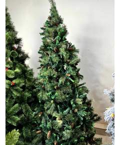 ნაძვის ხე Dz2339 გირჩებით 210 სმ