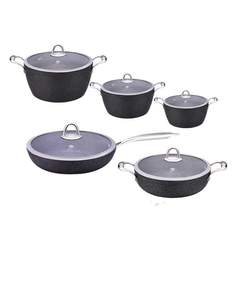 Berllong-ის ბიო-გრანიტის ქვაბების ნაკრები 5IN1 Titan