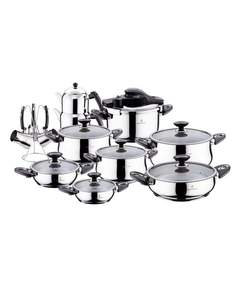 Sofram-ის უჟანგავი ფოლადის ქვაბების ნაკრები 12IN1