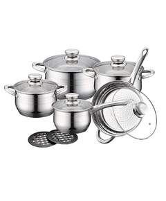 Royalty Line-ს უჟანგავი ფოლადის ქვაბების ნაკრები RL-1232