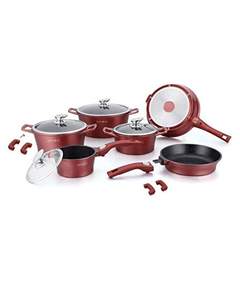 Royalty Line-ს გრანიტის ქვაბების ნაკრები RS_ES2014 RED