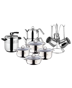 Sofram-ის უჟანგავი ფოლადის ქვაბების ნაკრები