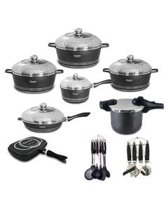 Dessini-ს იტალიური ქვაბების და ტაფის ნაკრები 31PCS