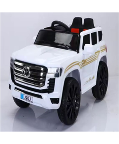 ბავშვის ელექტრო მანქანა TOYOTA 9088W, ფერი: თეთრი