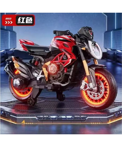 ბავშვის ელექტრო მოტოციკლი GOLDEN CHILD M-800-RED, ფერი: წითელი