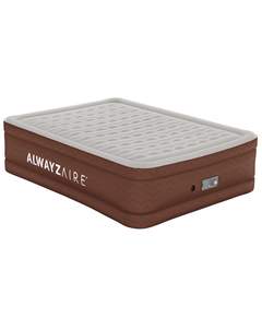 Bestway 69160 გასაბერი ლოგინი "AlwayzAire Fortech" 2.03m x 1.52m x 51cm ჩაშენებული ელექტრო ტუმბოთი