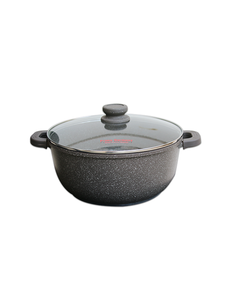 Prima Germany-ს მარმარილოს ქვაბი 24 სმ JB-A0324A Grey