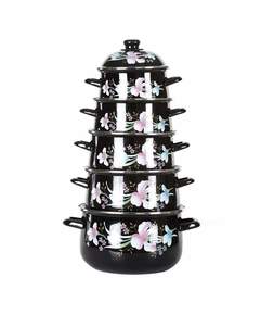 Liyang 773RHDB ემალის ქვაბების ნაკრები