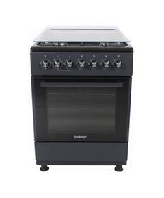 ZELLMER FF6400GFZU (Black-A) გაზქურა