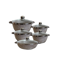 Uakeen-ის ბიო გრანიტის ქვაბები 5IN1 Brown