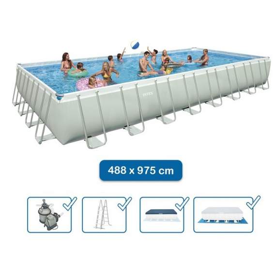 Intex 28372 (975x488x132სმ) კარკასული აუზი