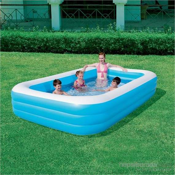 Bestway 54009 (305სმ x 183სმ x 56სმ) გასაბერი აუზი, 2 image