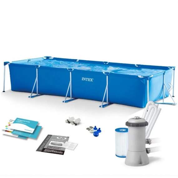 Intex 28274 (450x220x84სმ) კარკასული აუზი