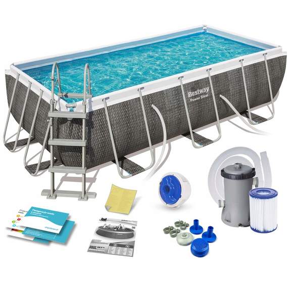 Bestway 56721 (404x201x100სმ) კარკასული აუზი, 2 image