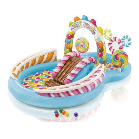 Intex 57149 (295*191*130სმ) გასაბერი წყლის აუზი - ცენტრი