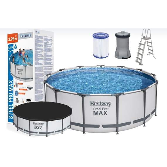 Bestway 5618W (396×122სმ) კარკასული აუზი