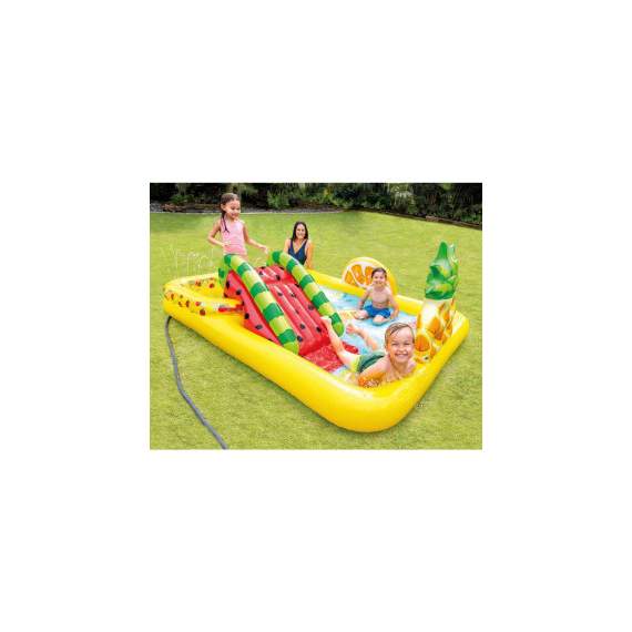 Intex 57158 (244*191*91სმ) გასაბერი წყლის აუზი - ცენტრი, 3 image