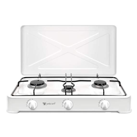 YUCEL O-300 WHITE დასადგმლი ქურა