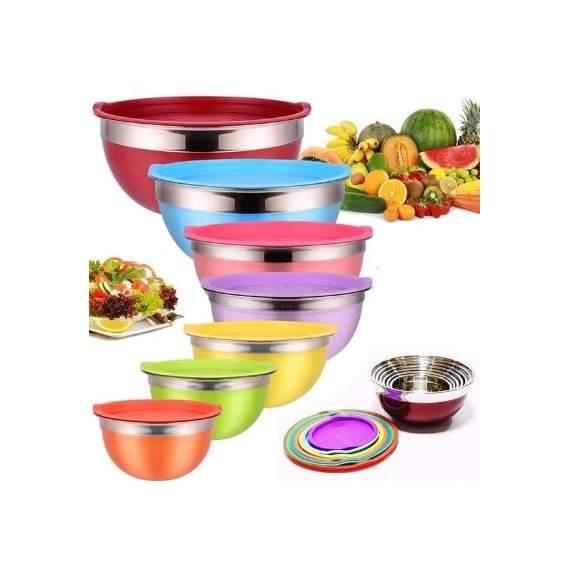 Megabosch MY-1207 სასალათე ჯამების 7 ცალიანი ნაკრები, 2 image