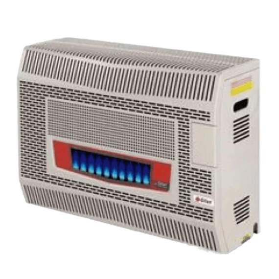 Gilan GDS-321-C Beige Glass გაზის გამათბობელი