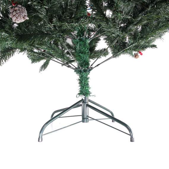 ნაძვის ხე S720-180 თოვლით და გირჩებით 180 სმ, 7 image