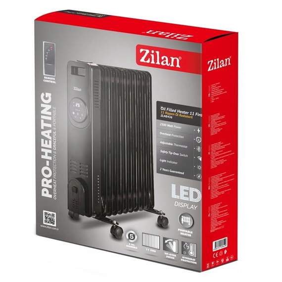 Zilan ZLN8436 11 სექციანი ზეთის რადიატორი, 6 image