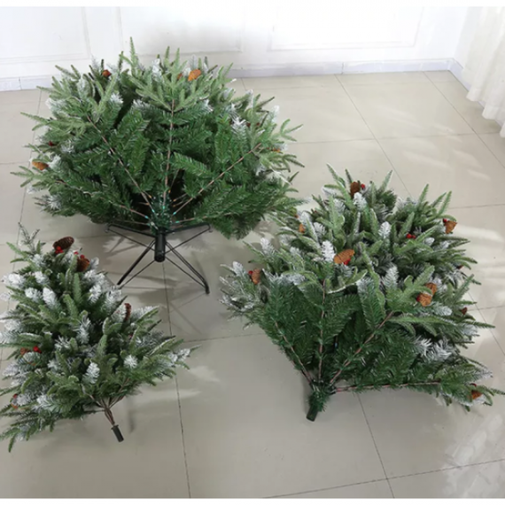 ნაძვის ხე Sp701-270 თოვლით და კენკრით 270 სმ, 4 image