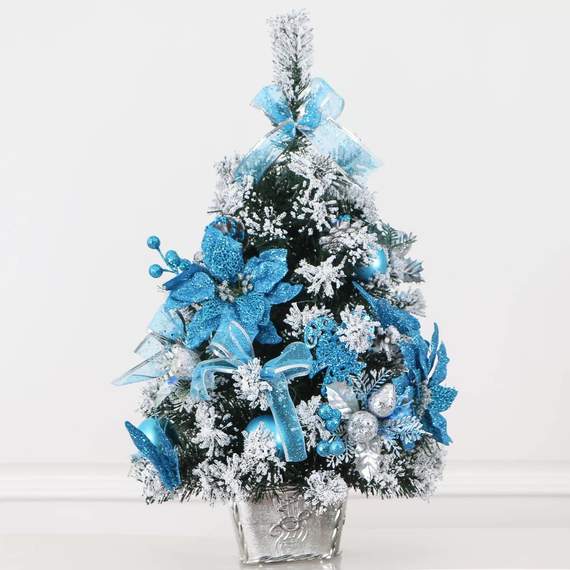 ნაძვის ხე Ss2134b-60 მორთული ქოთანში 60 სმ