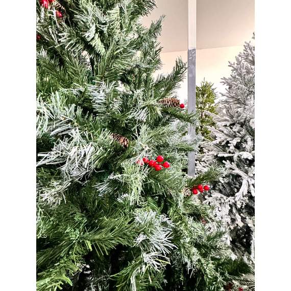 ნაძვის ხე Dz2310 დათოვლილი გირჩებით 210 სმ, 3 image