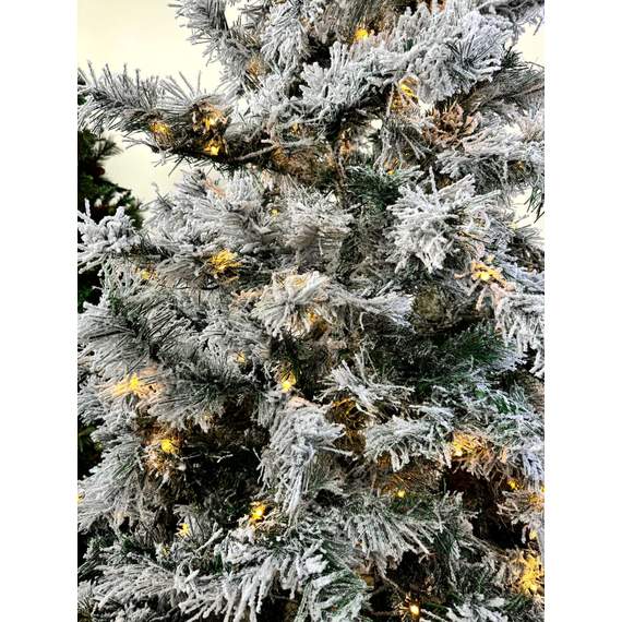 ნაძვის ხე Dz2338 დათოვლილი განათებით 300 სმ, 2 image