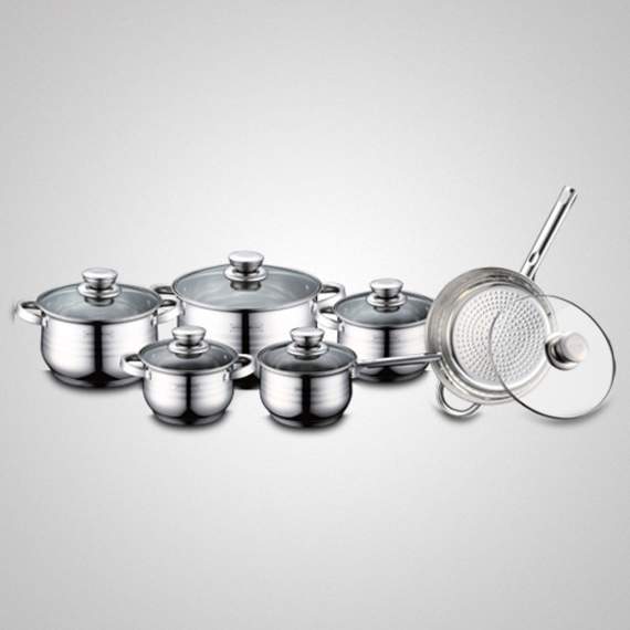 Royalty Line-ს უჟანგავი ფოლადის ქვაბების ნაკრები RL-1231