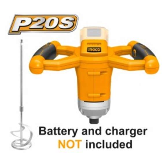 INGCO-ს Lithium-Ion ელ. შემრევი 20V MXLI2001 (1030774)