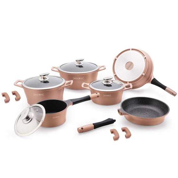 Royalty Line-ს გრანიტის ქვაბების ნაკრები RS_ES2014 Brown