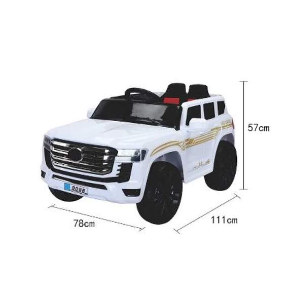 ბავშვის ელექტრო მანქანა TOYOTA 9088W, ფერი: თეთრი, 2 image