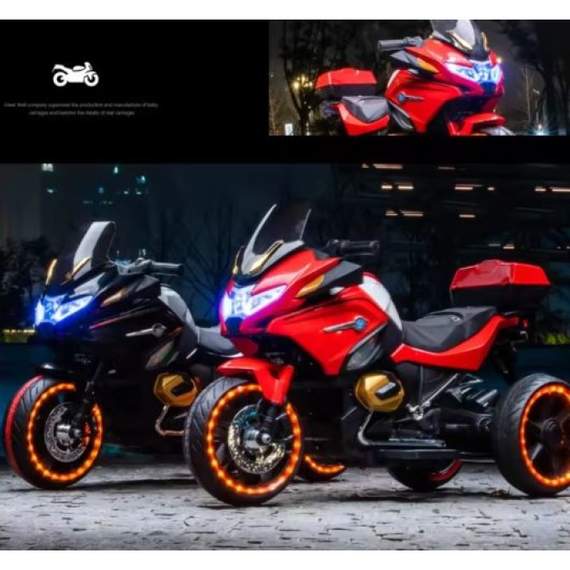 ბავშვის ელექტრო მოტოციკლი GOLDEN CHILD KP1698R, ფერი: წითელი, 2 image