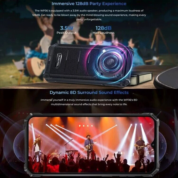 მობილური ტელეფონი Oukitel WP36 8(16)+128GB, 6 image