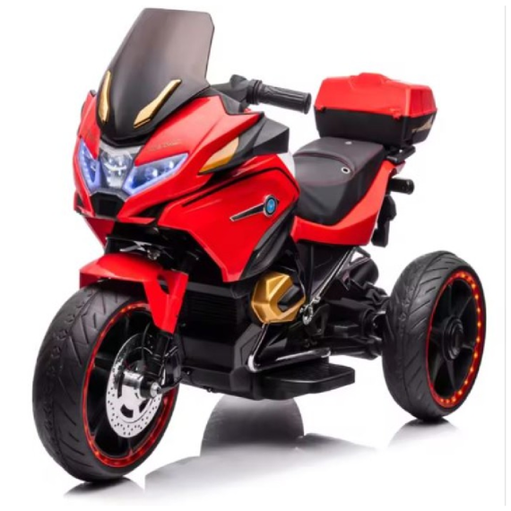 ბავშვის ელექტრო მოტოციკლი GOLDEN CHILD KP1698R, ფერი: წითელი