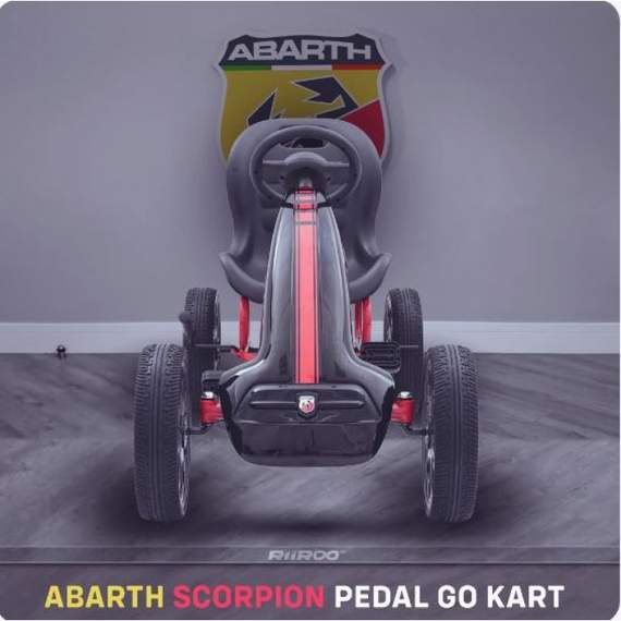 ბავშვთა პედლებიანი რკინის კარტინგი 9388B, ფერი: შავი, 4 image