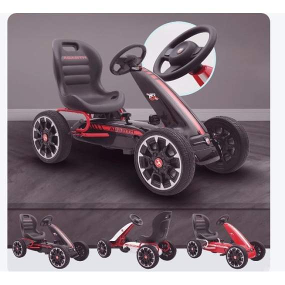 ბავშვთა პედლებიანი რკინის კარტინგი 9388B, ფერი: შავი, 5 image