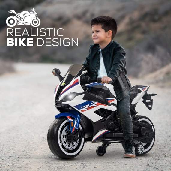 ბავშვის ელექტრო მოტოციკლი GOLDEN CHILD 919W, ფერი: თეთრი, 3 image