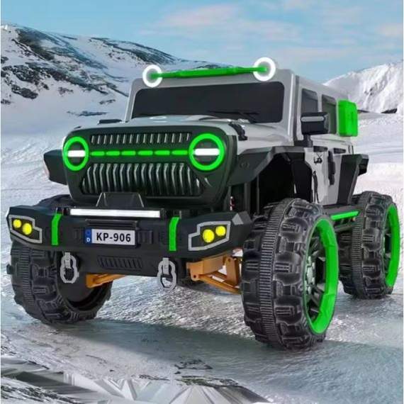 ბავშვის ელექტრო მანქანა HUMMER 4X4 906S-CER, ფერი: ნაცრისფერი, 5 image