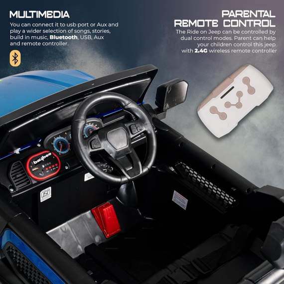 ბავშვის ელექტრო მანქანა TOYOTA 107-BLU, ფერი: ლურჯი, 6 image